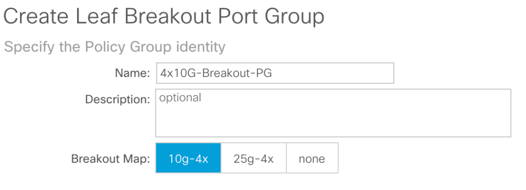 Breakout Interface Configuration in ACI – How to ACI